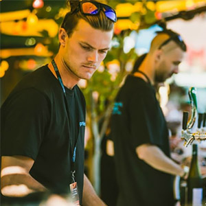 Perth bar Staff working